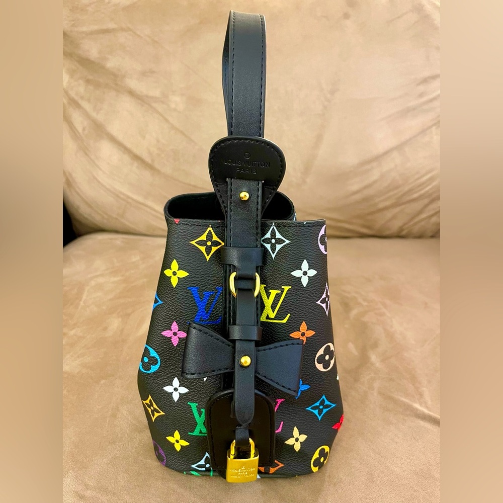 Multicolor Monogram Mini Bucket Bag - Picture 3 of 15